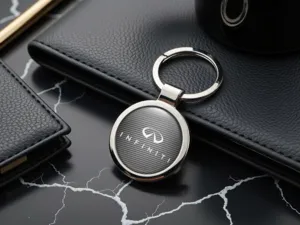 Infiniti Cute Keychains Stylish Glossy Alloy Build